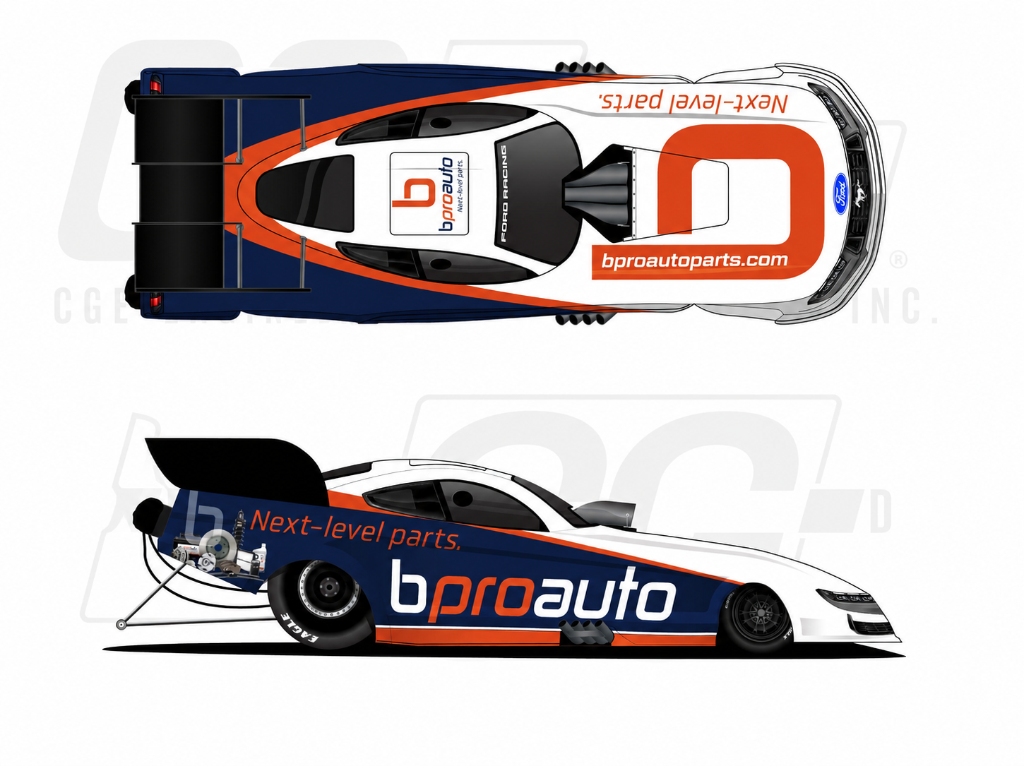 bproauto Unveils Special Funny Car Livery and Takes Center Stage as Presenting Partner at NHRA New England Nationals